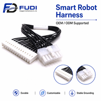 Câble d'assemblage électronique intelligent Har Custom 200 mm en PVC avec fil de cuivre étamé, connecteur JST MX Dupont, faisceau 26AWG