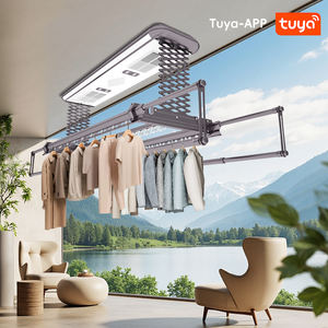 Séchoir de plafond intelligent pour linge, séchage rapide, lumière UV stérilisante, idéal pour bureau et dortoir - Product Image 1