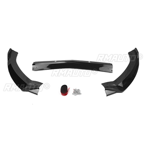 Kit carrosserie 3 pièces : Lame de pare-chocs avant et diffuseur pour Mercedes-Benz Classe C W205 Sport 2015 2016 2017 2018 C180 C200 C300 - Product Image 4