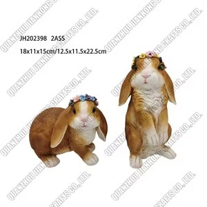 Statue en résine, nouvelle décoration de table, <span class=keywords><strong>lapin</strong></span> de Pâques, articles de décoration - Product Image 2