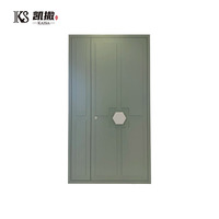Porte en aluminium moderne simple, isolée thermiquement, certifiée NFRC, étanche et insonorisée, sur mesure pour appartement et bureau