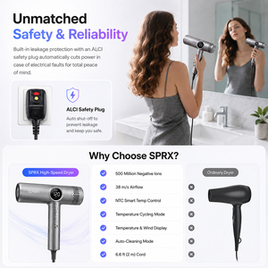 <span class=keywords><strong>Secador</strong></span> de Manos Iónico Negativo para Viajes con <span class=keywords><strong>Difusor</strong></span>, <span class=keywords><strong>Secador</strong></span> Eléctrico para Hotel, Cepillo Estilizador de Aire Caliente - Product Image 4
