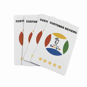 Programmable <strong>QR</strong> <strong>Code</strong> Social Media RFID Card NFC Google Review Card - Product Image 4