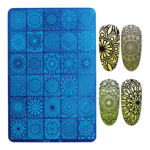 Kutusu Metal damgalama lehçe plakaları sıcak tırnak sanat damga plakası DIY tırnak boyama aracı OEM sıcak tırnak yapıştırması - Product Image 5