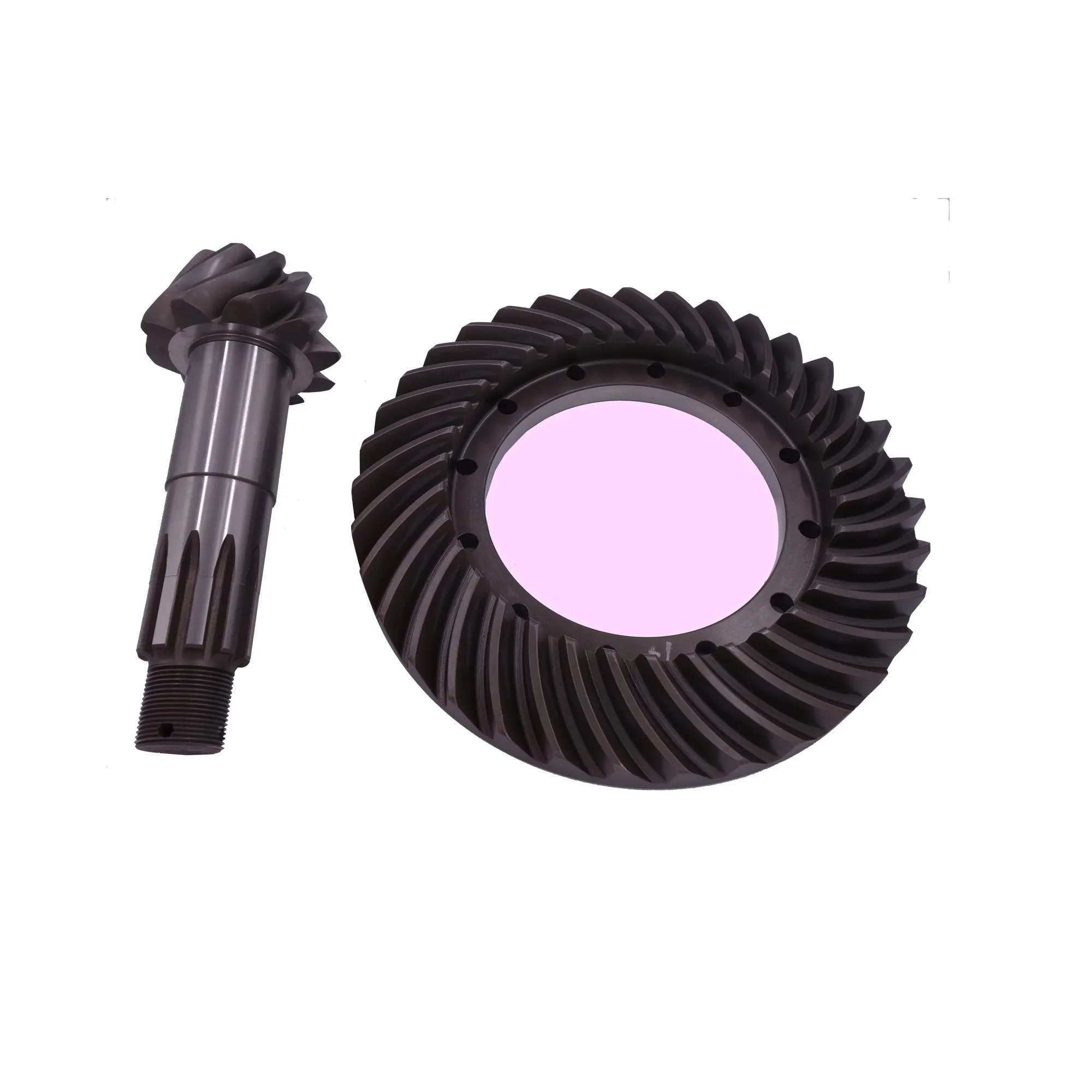 factory high precision custom large helical teeth bevel ring gear and pinion