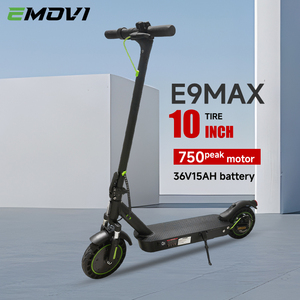 China Warehouse 36V 10/15AH Battery 10 Inch Powerful Motor 25KM <strong>E9Max</strong> for Adults Foldable Electric Scooter - Product Image 1
