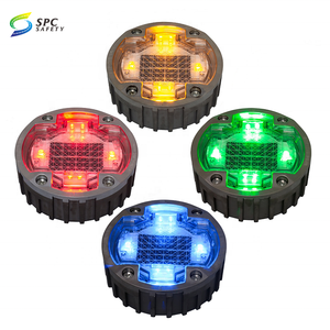 Bút Đánh Dấu Đường Phố Kính Cường Lực Nâng Tròn An Toàn Giao Thông Đường Bộ Phản Xạ Cao 360 Độ Màu Vàng Độ Cứng Cao - Product Image 6