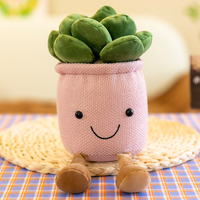 Vente chaude Champignon Fleur Série Réaliste Plante Succulente Jouet Poupées avec Jambes Creative Fleur En Peluche Animaux En Peluche Jouets