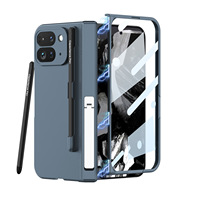   Étui pour téléphone pliable Pixel 9 Pro avec protection intégrale de l'écran, support pour stylet, en PC, conception magnétique
