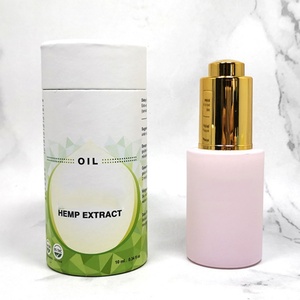 30ml 50ml 60ml Amber Glass Cosmetic Face Serum <b>Bottles</b> Custom <b>Empty</b> Luxury Hair Essential Oil Dropper with Screen Printing Tube - Product Image 3