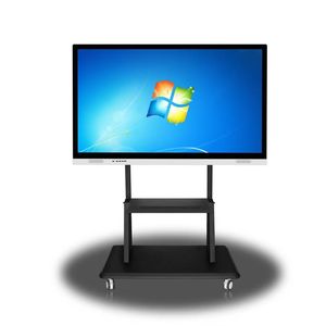 HONGNUO Lcd Monitor de pantalla táctil Panel plano interactivo Todo en una pantalla de Pc Pizarra inteligente interactiva Estudio de Tv - Product Image 1