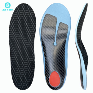 Loveinsoul PU confort semelles arc prend en charge les semelles de basket-ball en fibre de carbone conçues amélioration du saut <span class=keywords><strong>vertical</strong></span> - Product Image 4