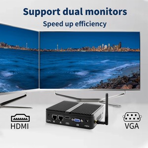 Hystou Celeron J4125 <span class=keywords><strong>Cpu</strong></span> Mini Pc Fanless Desktop <span class=keywords><strong>Computer</strong></span> 6usb 2lan 2com Ddr4 Ram M.2 Ssd Windows 10 Beschikbaar Us/Eu/Au Plug - Product Image 4