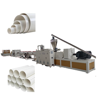 50-160mm PVC plastique tuyau extrudeuse Machine bâtiment approvisionnement en eau vidange Agriculture Tube Machine de Production