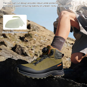 <span class=keywords><strong>Scarpe</strong></span> da <span class=keywords><strong>Trekking</strong></span> Impermeabili in <span class=keywords><strong>Pelle</strong></span> con Supporto alla Caviglia, Antiscivolo e con Forte Presa per Tutte le Stagioni - Product Image 4