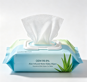 Toallitas Húmedas para Bebé con 99.9% de Aloe Vera, Cuidado de la Piel Sensible, Toallitas Húmedas para Bebés - Product Image 2