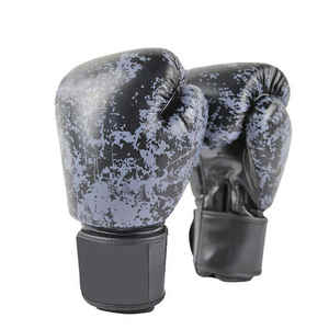 Guantes de kick boxing de cuero PU de alta calidad con logotipo personalizado de fábrica al por mayor para entrenamiento deportivo y protección - Product Image 1
