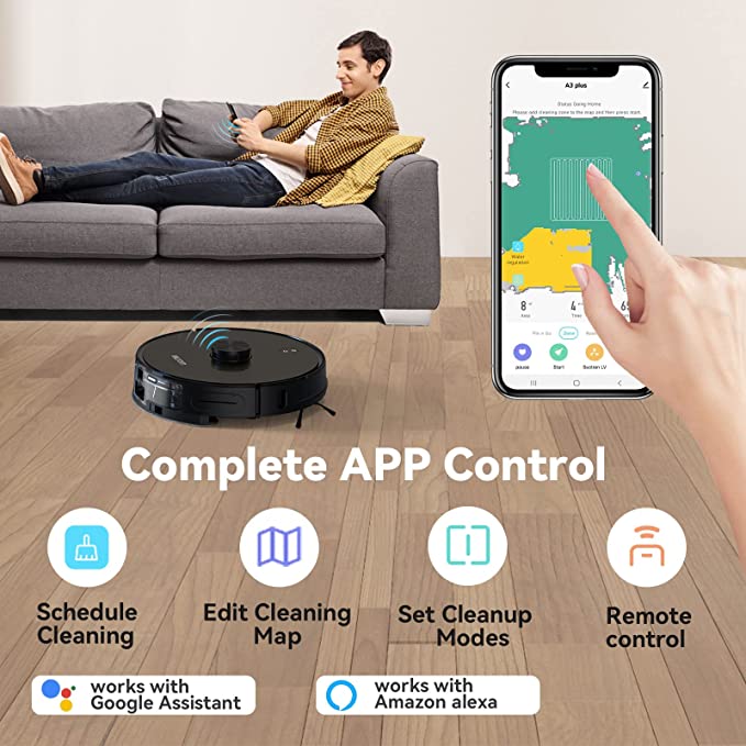 IBESOM A3 PLUS ロボット掃除機 Amazon.com: ibesom Aspiradora robótica A3 Plus, aspiradora
