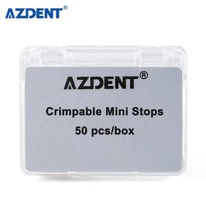 AZDENT 50 piezas/caja <span class=keywords><strong>Mini</strong></span> Stops Ortodónticos Universales Crimpables Dentales - Product Image 5