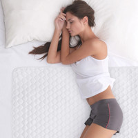 Protège-matelas lavable et réutilisable en bambou biologique, ultra-absorbant, imperméable, 5 couches, pour incontinence et couches