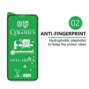 Protecteur d'écran pour iphone, Samsung, Xiaomi, Vivo, Oppo,9D, <span class=keywords><strong>en</strong></span> céramique, <span class=keywords><strong>Film</strong></span> de protection, 2 pièces - Product Image 2