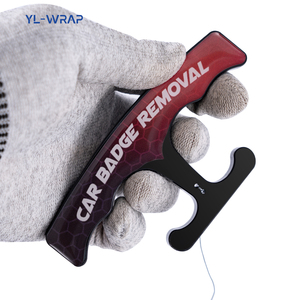 Herramienta de eliminación de logotipo de emblema de coche más Popular, pegatinas para el cuerpo, herramienta de limpieza de pegamento, <span class=keywords><strong>Kit</strong></span> de línea Pe con mango - Product Image 5