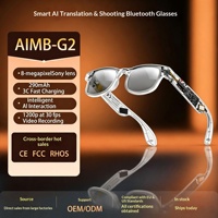 Lunettes Intelligentes AIMB-G2 : Photographie 8 Mégapixels, Traduction IA, Reconnaissance des Personnes, Enregistrement Vidéo 1200P, Stabilisation d'Image, Audio