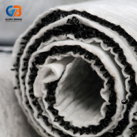 Filet de drainage composite 3D, filet de drainage composite en plastique, géotextile pour parkings industriels, matériaux HDPE/PP