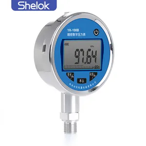 Shelok vuoto negativo Mini 300Bar valvola acqua 100 per impianto Bioga manometro benzina Diesel misuratore pressione Tester Kit
