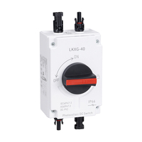 DC Solar IP66 Interruptores de aislamiento a prueba de agua Interruptor de desconexión PV Hecho en China 2 en 2 fuera