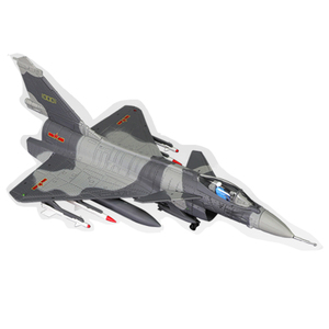 KDW-685111 Modèle de voiture de combat J-10 <span class=keywords><strong>en</strong></span> alliage moulé sous pression 1/72, jouet volant <span class=keywords><strong>en</strong></span> métal avec ailes mobiles et coulissantes, pour adultes unisexe, sans piles, collection - Product Image 1