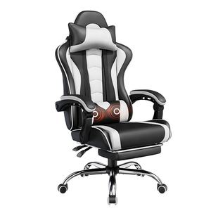 Chaise de jeu 1 pièce Livraison gratuite Tissu Cuir PU Pvc Canapé de jeu E-Sports Zero Gravity Chaise de jeu avec lumières et haut-parleurs - Product Image 4