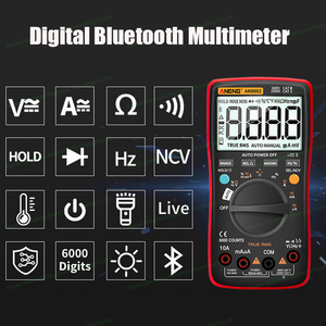 Multímetros Inteligentes con Bluetooth, Monitoreo Remoto de Datos, Multímetro de Rango Automático ANENG AN9002 - Product Image 2