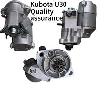 Conjunto de Motor de Arranque KX U30, Piezas de Repuesto para Excavadora