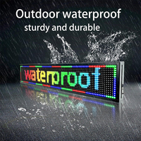 Letrero LED Programable Luminoso Personalizado para Publicidad en Interiores y Exteriores, Tablero de Mensajes Desplazables LED