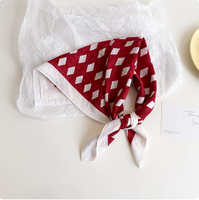 Foulard bandana carré imprimé personnalisé motif marguerite, accessoire de mode doux pour cheveux et décoration du cou