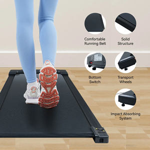 Tapis de course compact 2,5 CV sous bureau, portable pour la maison et le bureau, expédition depuis l'entrepôt américain - Product Image 6