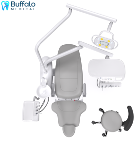 Unidad Dental Avanzada Buffalo con Luz Oral LED y Cuatro Manijas para Tratamiento en Clínica Dental - Product Image 6