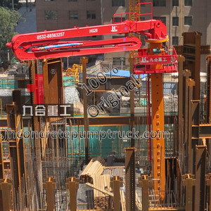 Pluma Distribuidora de Hormigón Autotrepante Hidráulica de 28m 32m 33m 36m de Suministro de Fábrica JIUHE para Construcción - Product Image 6