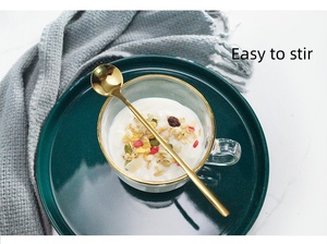 Cuchara de café de acero inoxidable, cuchara para hielo, cuchara de té de mango largo, cuchara para postre, utensilios de mesa, cucharas de té, accesorios para barra de mezclas - Product Image 5