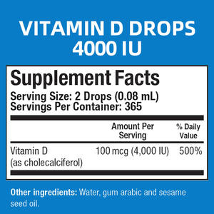 Oem/odm מפעל ויטמין <span class=keywords><strong>D</strong></span> מותאם אישית טיפות <span class=keywords><strong>4000</strong></span> iu מחזק עצמות תומך לב וכלי דם & מערכת החיסון - Product Image 3