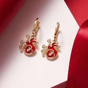 Женские серьги с цирконом - Product Image 6