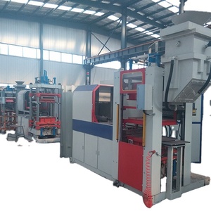 Machine de moulage horizontal automatique sans flacon pour fonderie / Machine de fonderie à sable vert haute vitesse avec contrôle PLC - Product Image 1