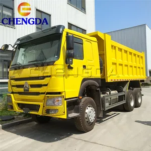 Chinese Truck 60 Ton Heavy 22 Cubic Meters Sinotruck Howo 6 × 4 371 Dump Trucks