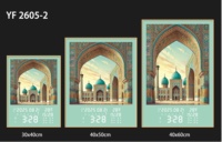 Jam Dinding Digital Islami dengan Kontrol Aplikasi Smart Azan, Sinkronisasi Waktu Otomatis, Tampilan Kalender dan Suhu LED