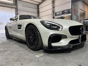 Jupes latérales en Fiber de carbone de Style R pour <span class=keywords><strong>Mercedes</strong></span> Benz <span class=keywords><strong>AMG</strong></span> GT <span class=keywords><strong>GTS</strong></span> Extensions de lèvre de becquet Bodykit 15-19 - Product Image 6