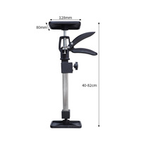 Penyangga Teleskopik Stainless Steel yang Dapat Disesuaikan 40cm 82cm Pengangkat Furnitur DIY Alat Pertukangan Anti-Selip OEM/ODM Dapat Disesuaikan