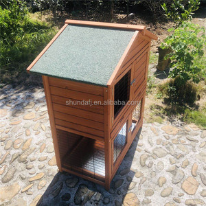 Meilleures ventes : Cage élégante pour animaux de compagnie en bois massif FSC, style moderne et luxueux, pour lapins et chats, adaptée aux petits animaux. - Product Image 4