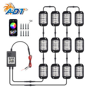 Kit d'éclairage LED RGB multicolore 12V à commande vocale, étanche IP67 pour pick-up 4X4, côte à côte SXS Can-Am <span class=keywords><strong>Polaris</strong></span> 4X4 - Product Image 4