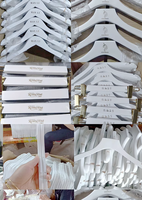 Cintres en bois design spécifique logo personnalisé cintres en bois de première qualité cintres pour chiffons clip logo en bois